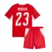 Maillot de foot Suisse Zeki Amdouni #23 Domicile vêtements enfant Monde 2026 Manches Courtes (+ pantalon court)